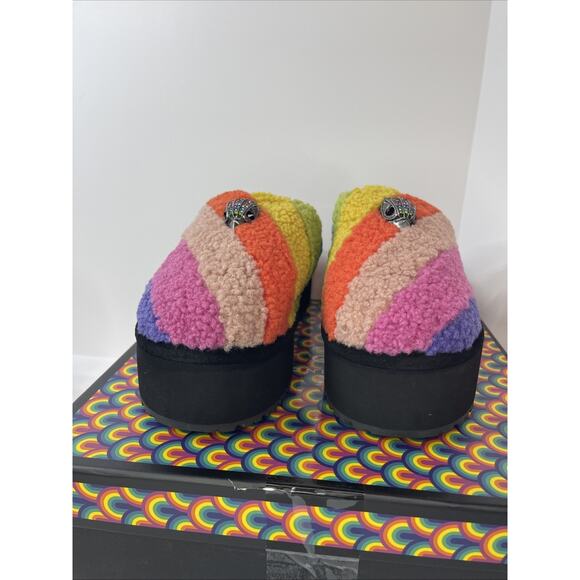 Kurt Geiger Platform Rainbow House Slipper Women’s 8.5 With Box - Picture 7 of 10